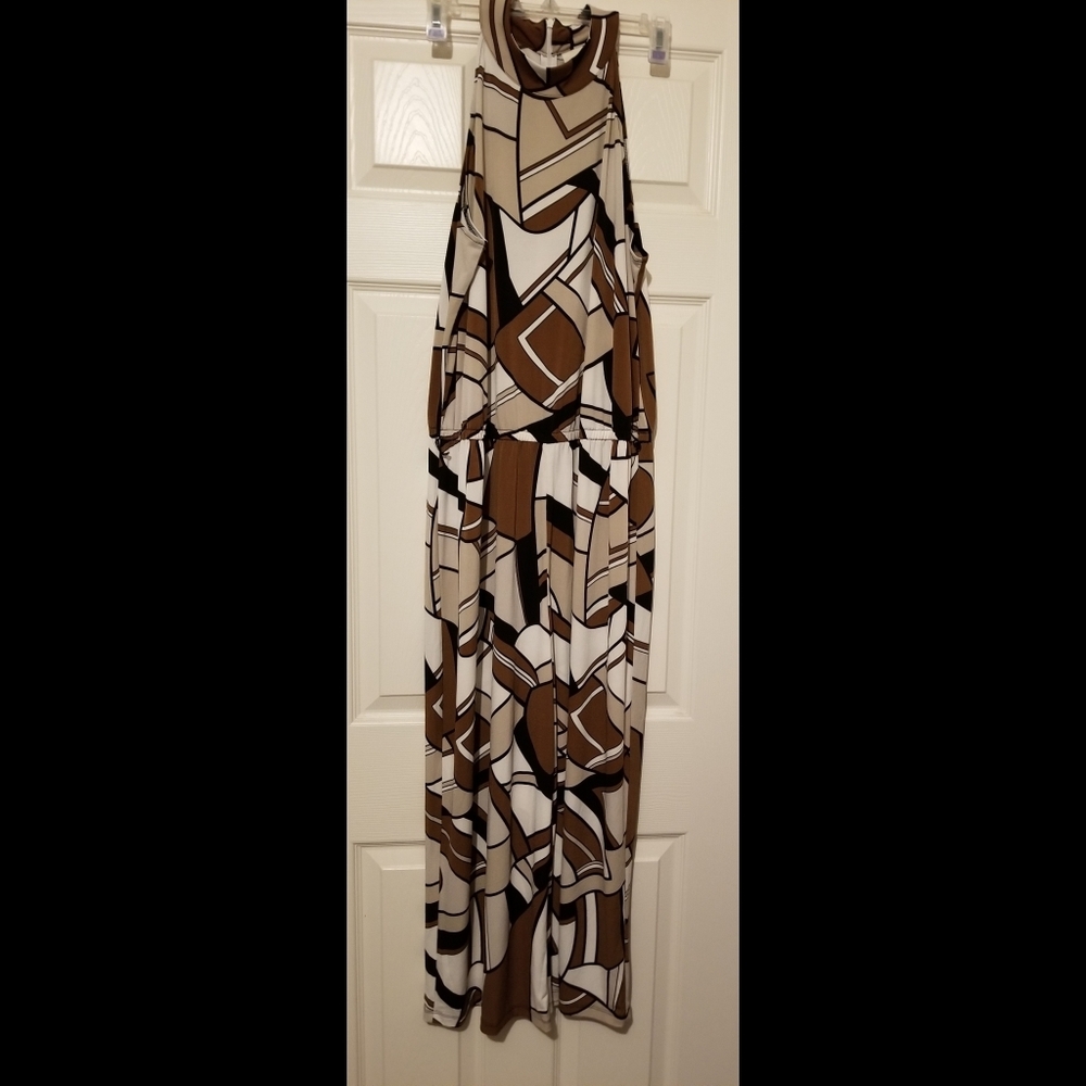 Chicos Size 3 Retro Geometric Print Jumper